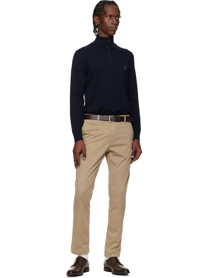 BOSS Brown Pin-Buckle Leather Belt outlook