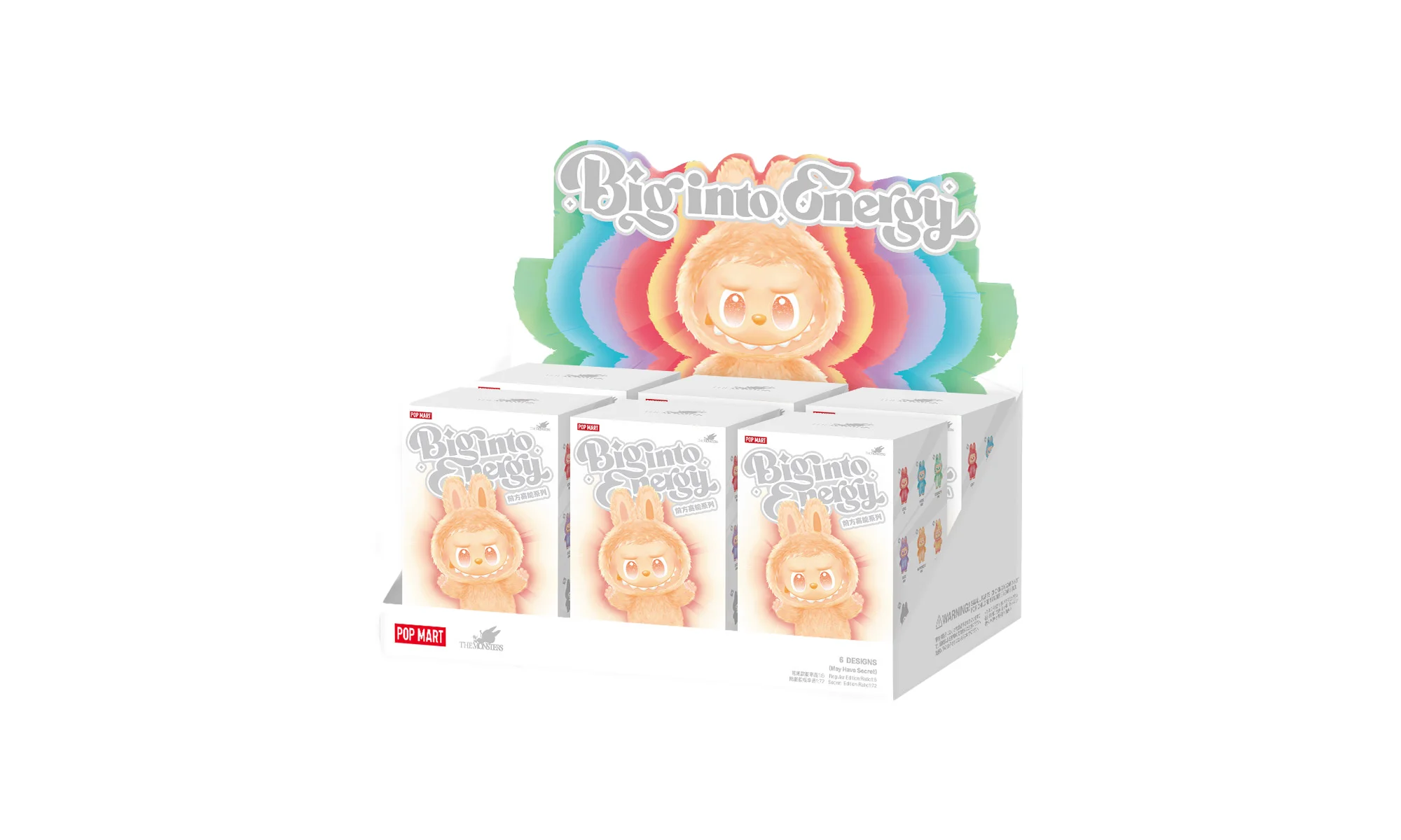 Labubu The Monsters Big into Energy Series "Vinyl Plush Sealed Case (6 Blind Boxes)" - 1