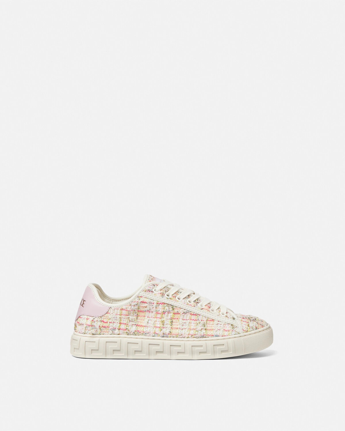 Lurex Tweed Greca Sneakers - 1