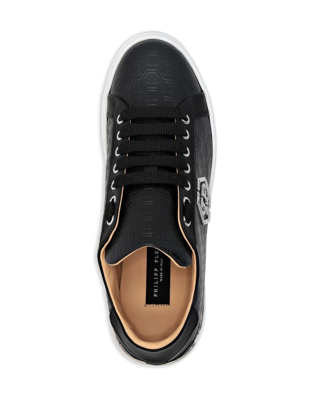 monogram lo-top sneakers - 3