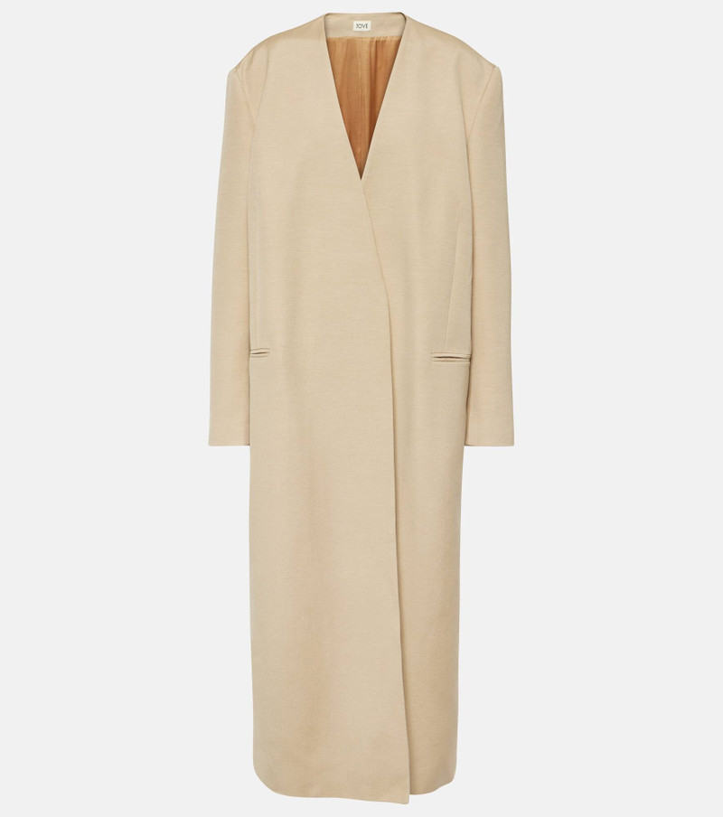 Allegra cotton-blend coat 1