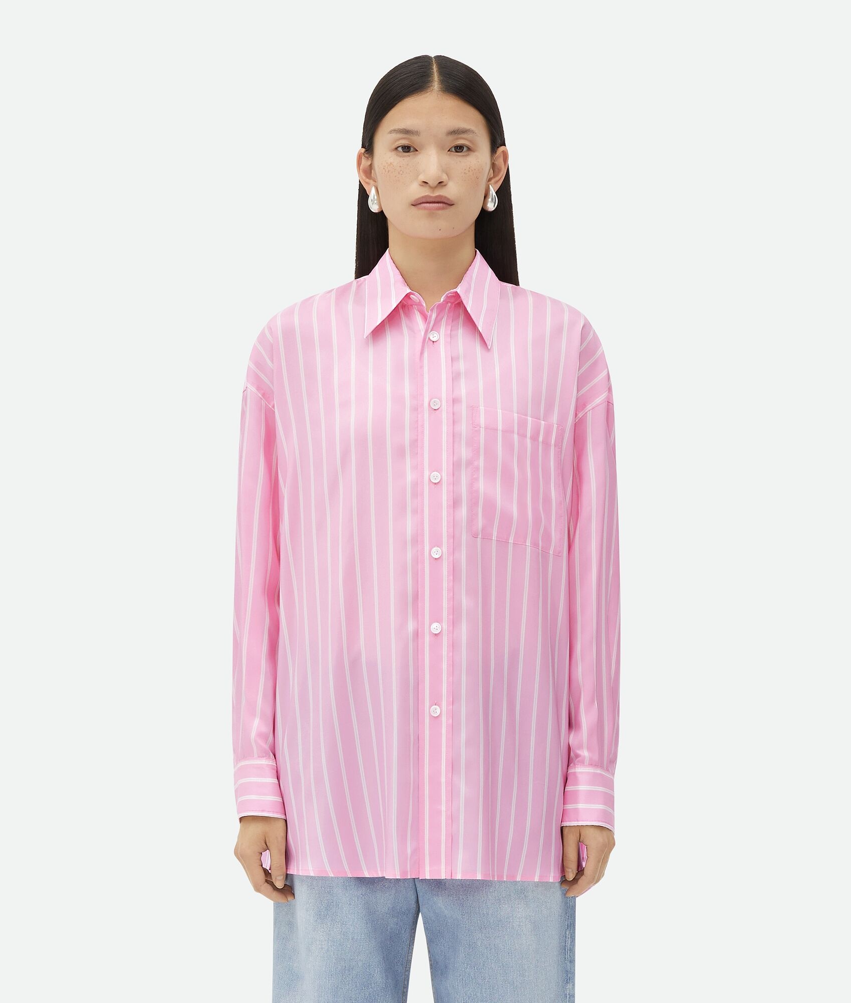 Silk Striped Shirt - 1