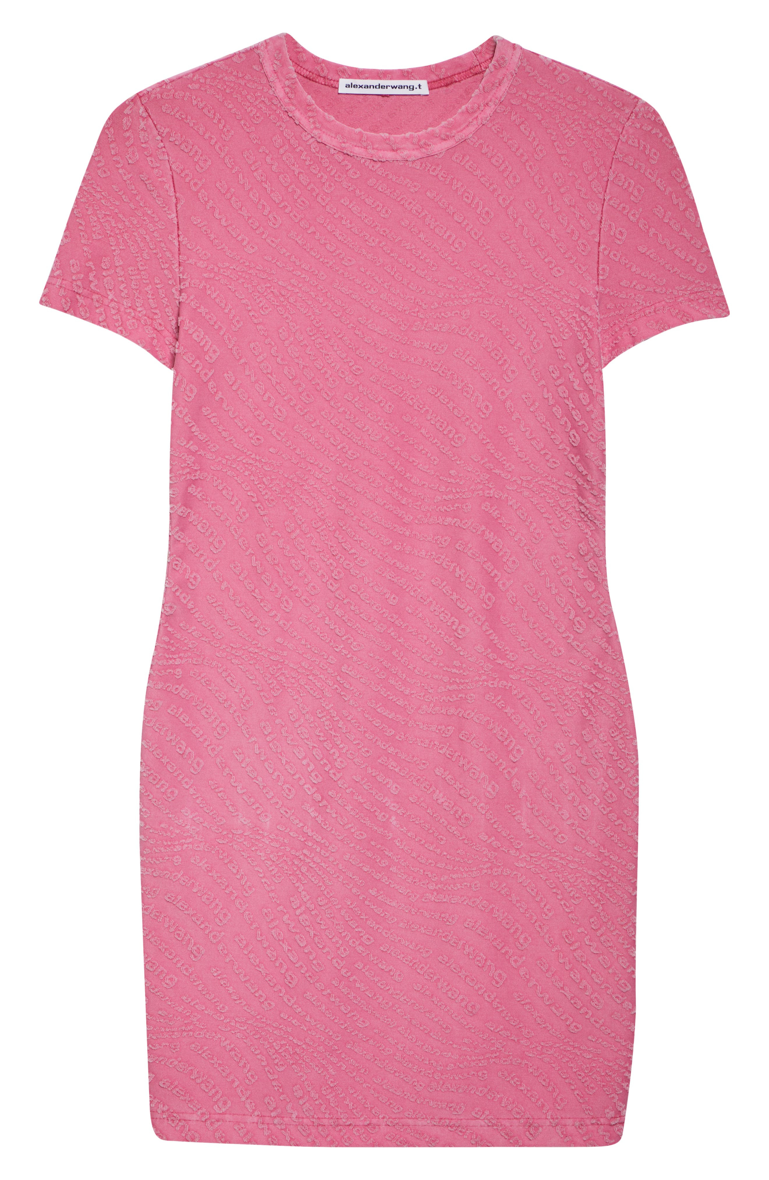 Alexander Wang Logo Jacquard Minidress in Lotus at Nordstrom - 5