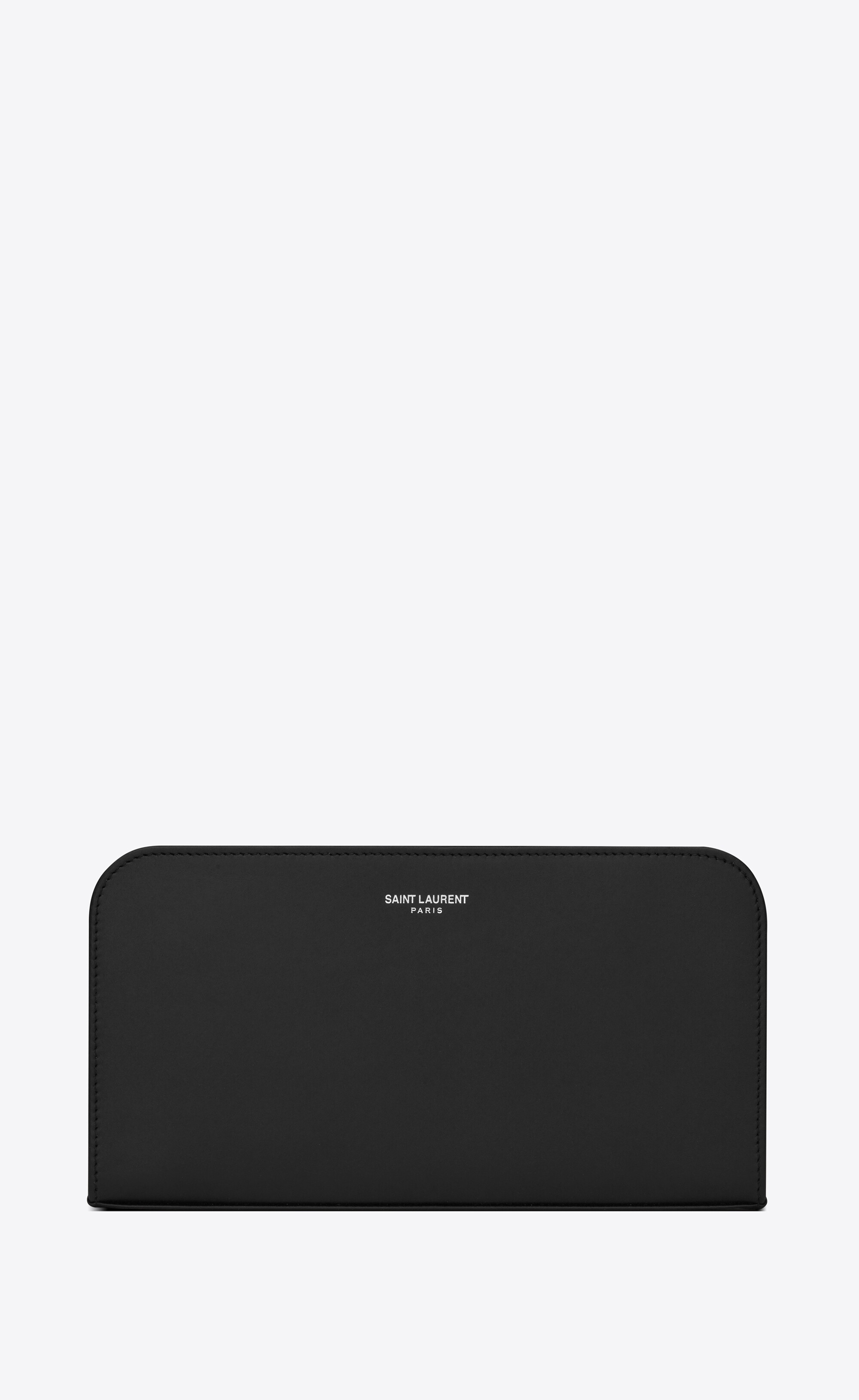 zip-around wallet in smooth leather - 1