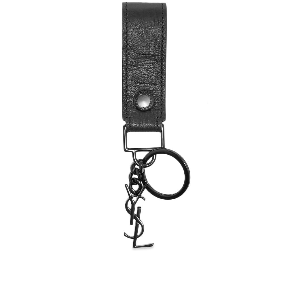 Saint Laurent YSL Metal Logo Keychain - 1