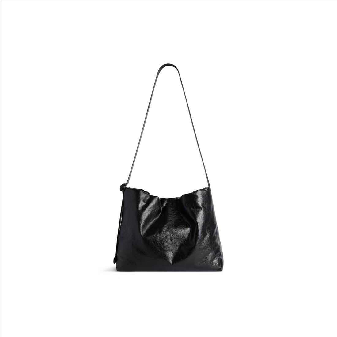 ●送料込●BALENCIAGA●Monaco East-west ホーボーバッグ Small BALENCIAGA Men's Monaco Small East-west Hobo Bag in Black