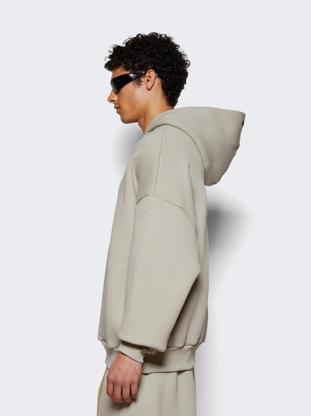 Eternal Half Zip Hoodie Dove Grey - 3