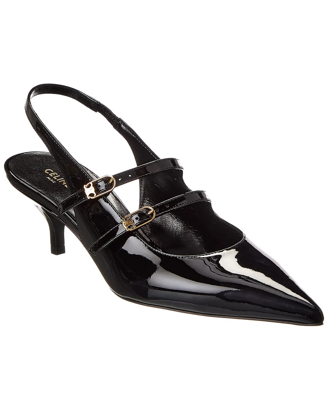 CELINE Judy Patent Slingback Pump - 1
