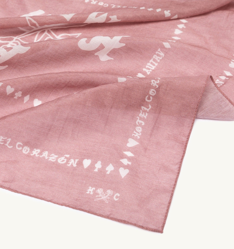 'HOTEL CORAZÓN' FOULARD SCARF UNISEX 3
