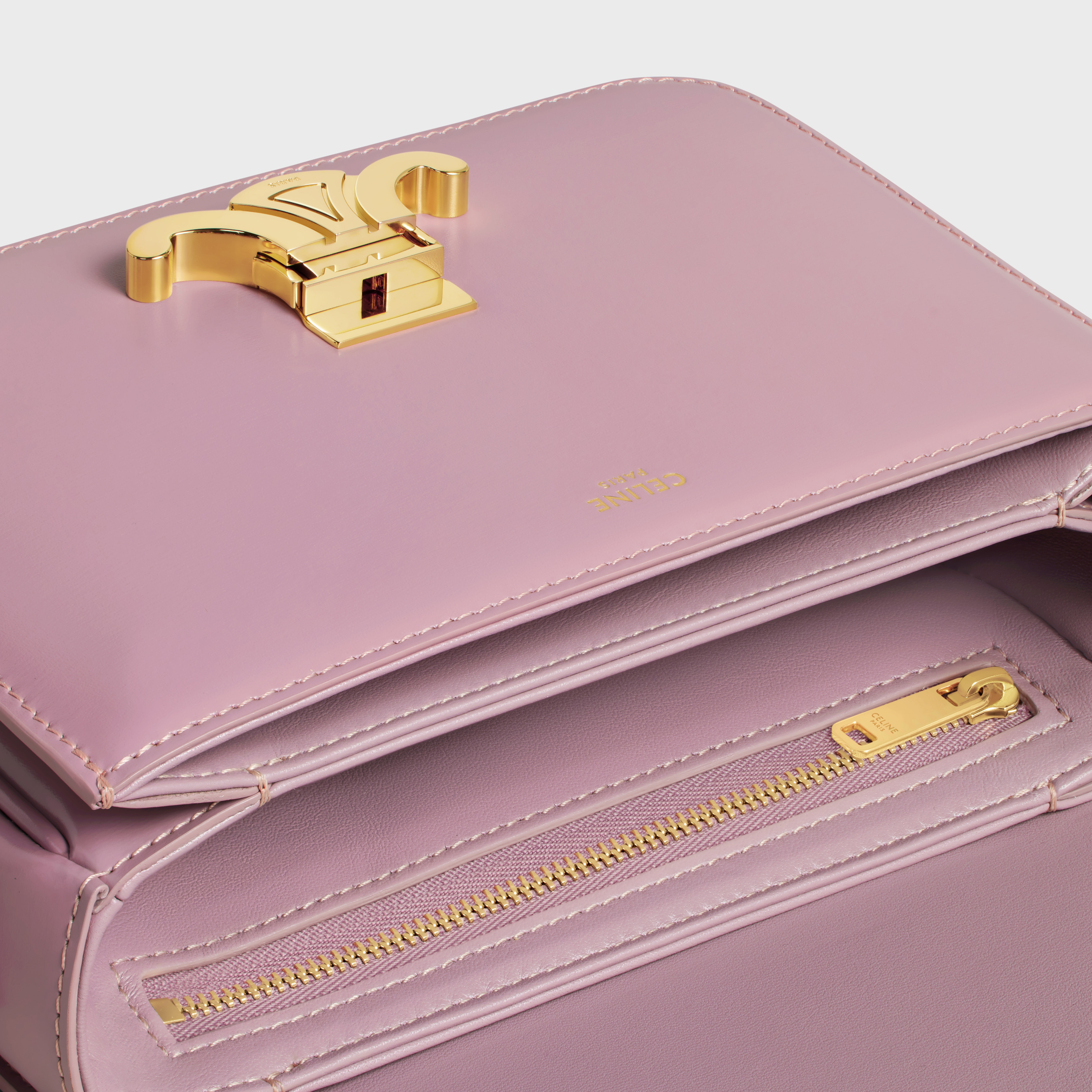 Teen Triomphe Bag in shiny calfskin - 4