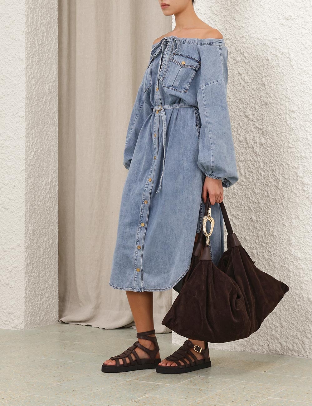 DENIM MIDI TUNIC - 3