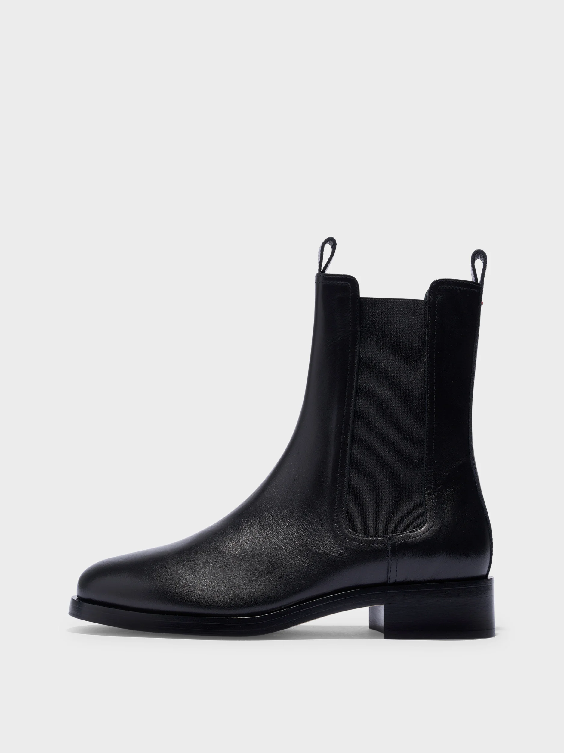 Caspar Leather Ankle Boots - 1