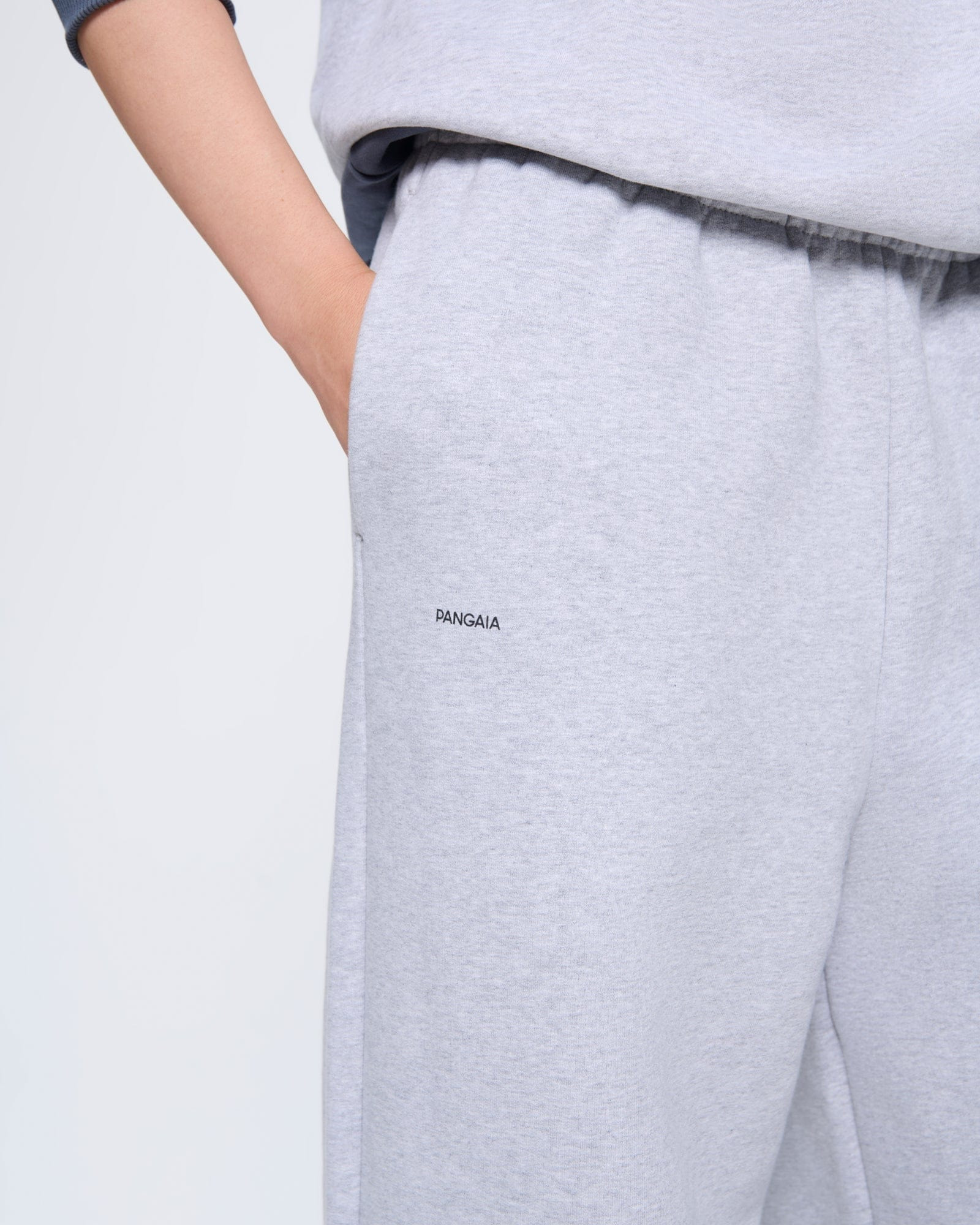 Womens 365 Midweight Straight Leg Track Pants - Grey Marl - 4