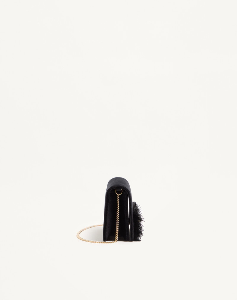 VLOGO SIGNATURE MINI VELVET SHOULDER BAG 3