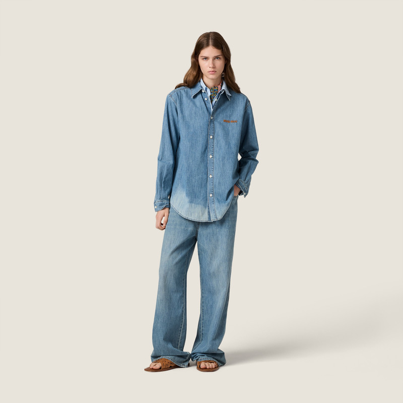 Miu Miu Chambray shirt outlook