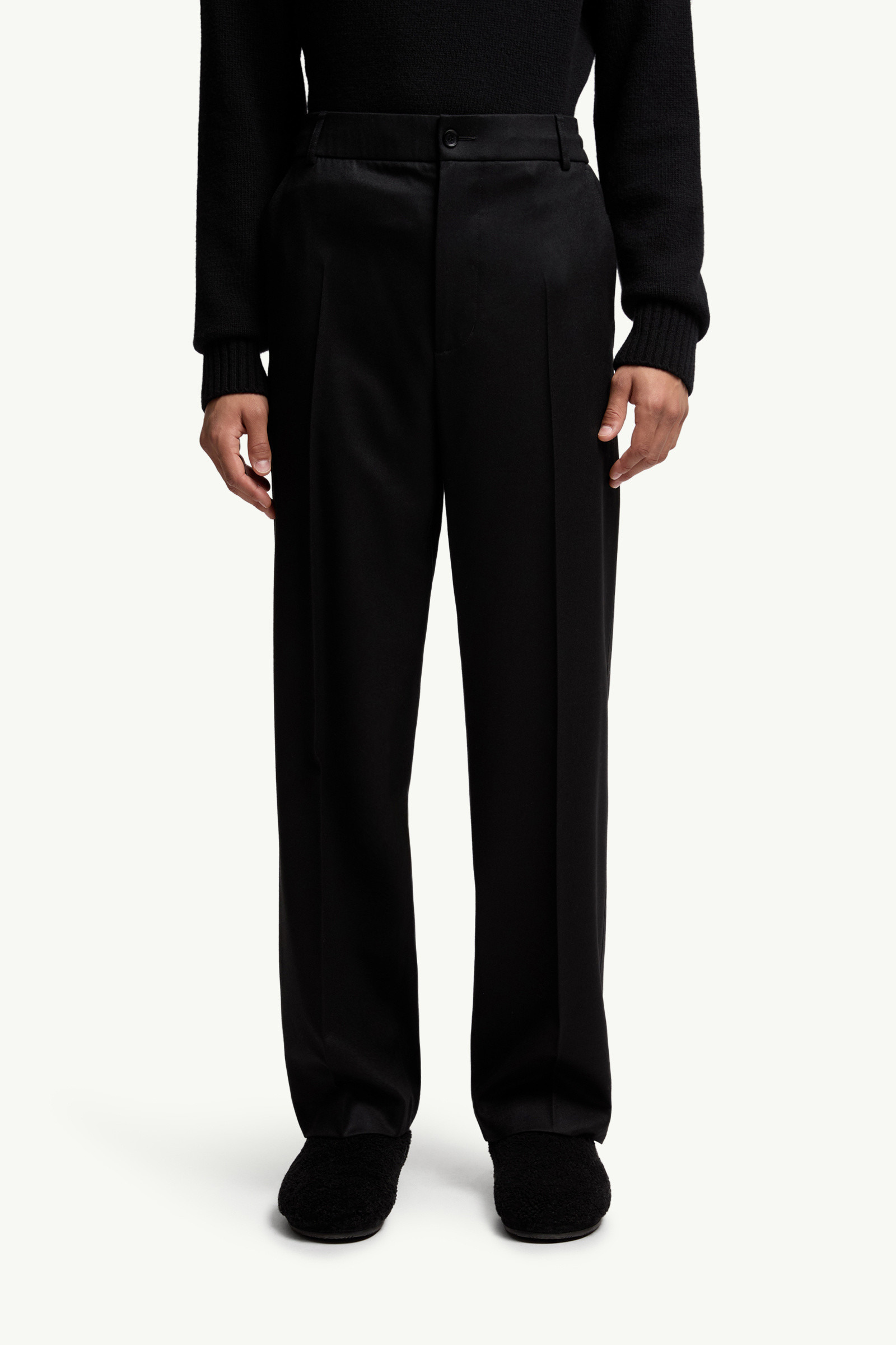 Wool Flannel Tailored Pants - 3