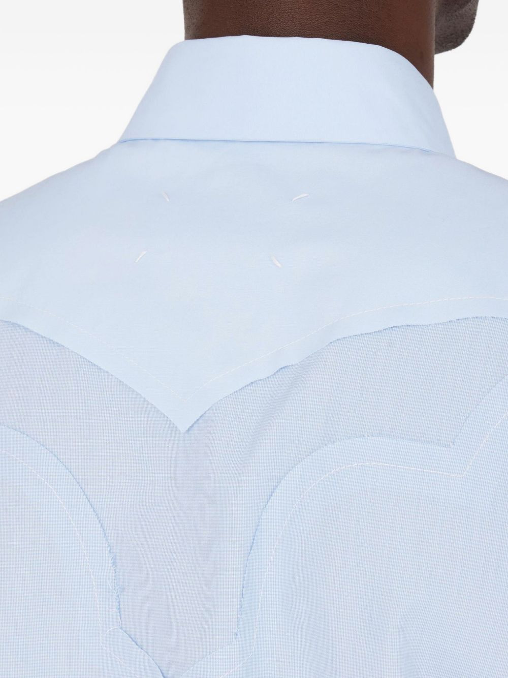 panelled shirt - 5