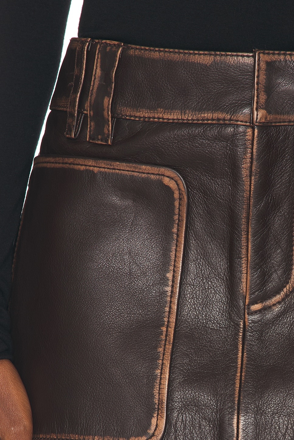 Patch Pocket Mini Skirt - 6