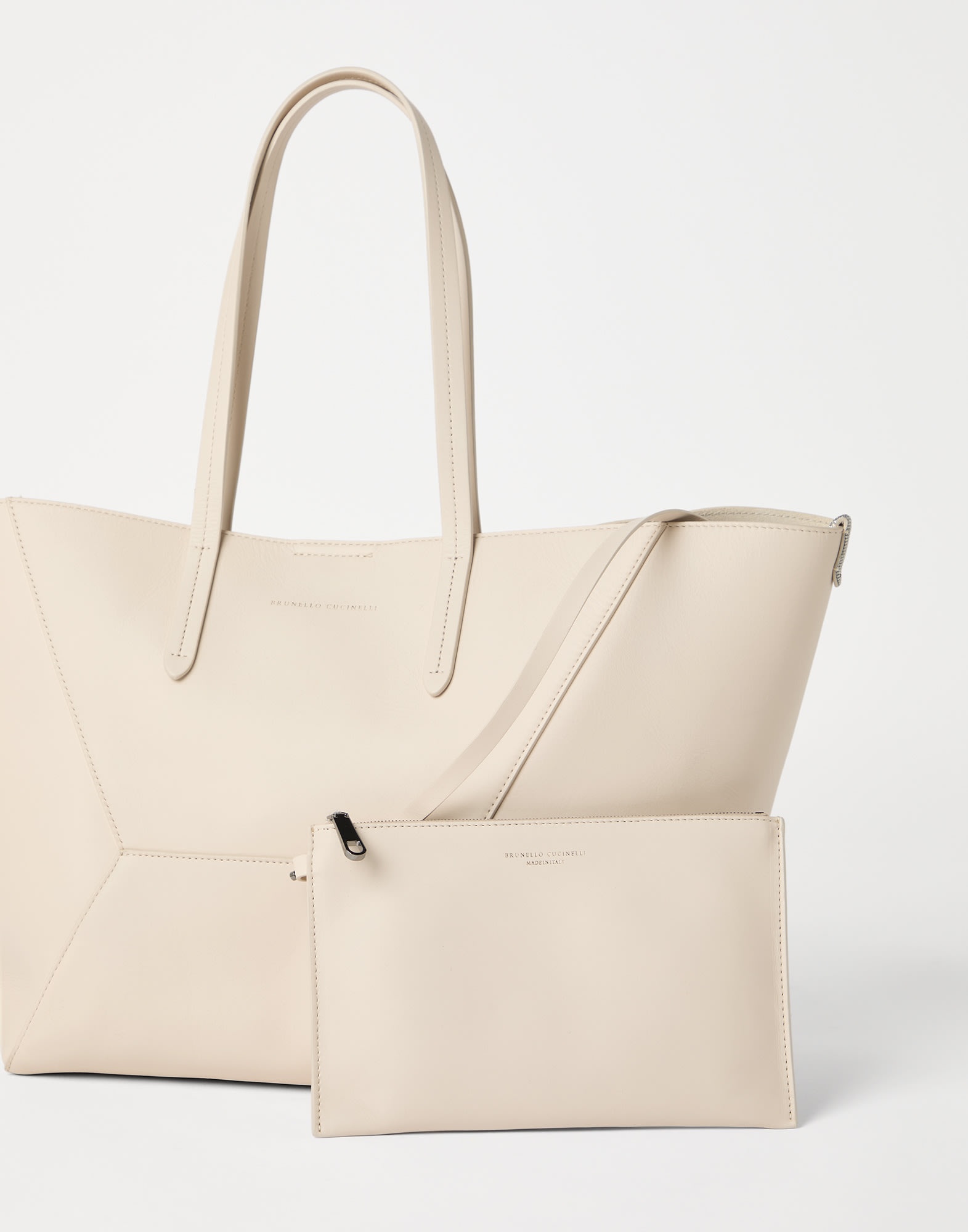 BC Duo bag in calfskin with monili - 5