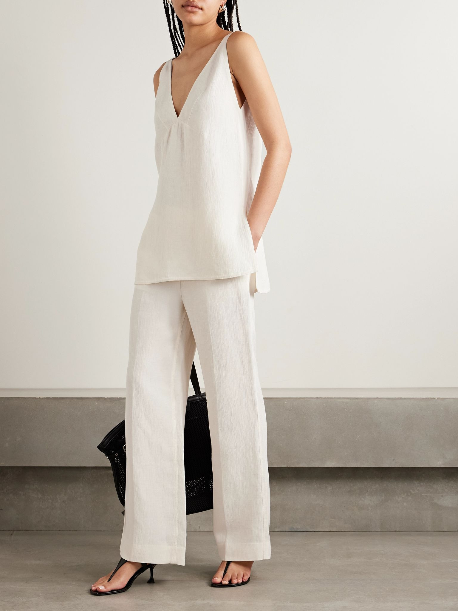 Mitchell cloqué camisole Ecru - 2
