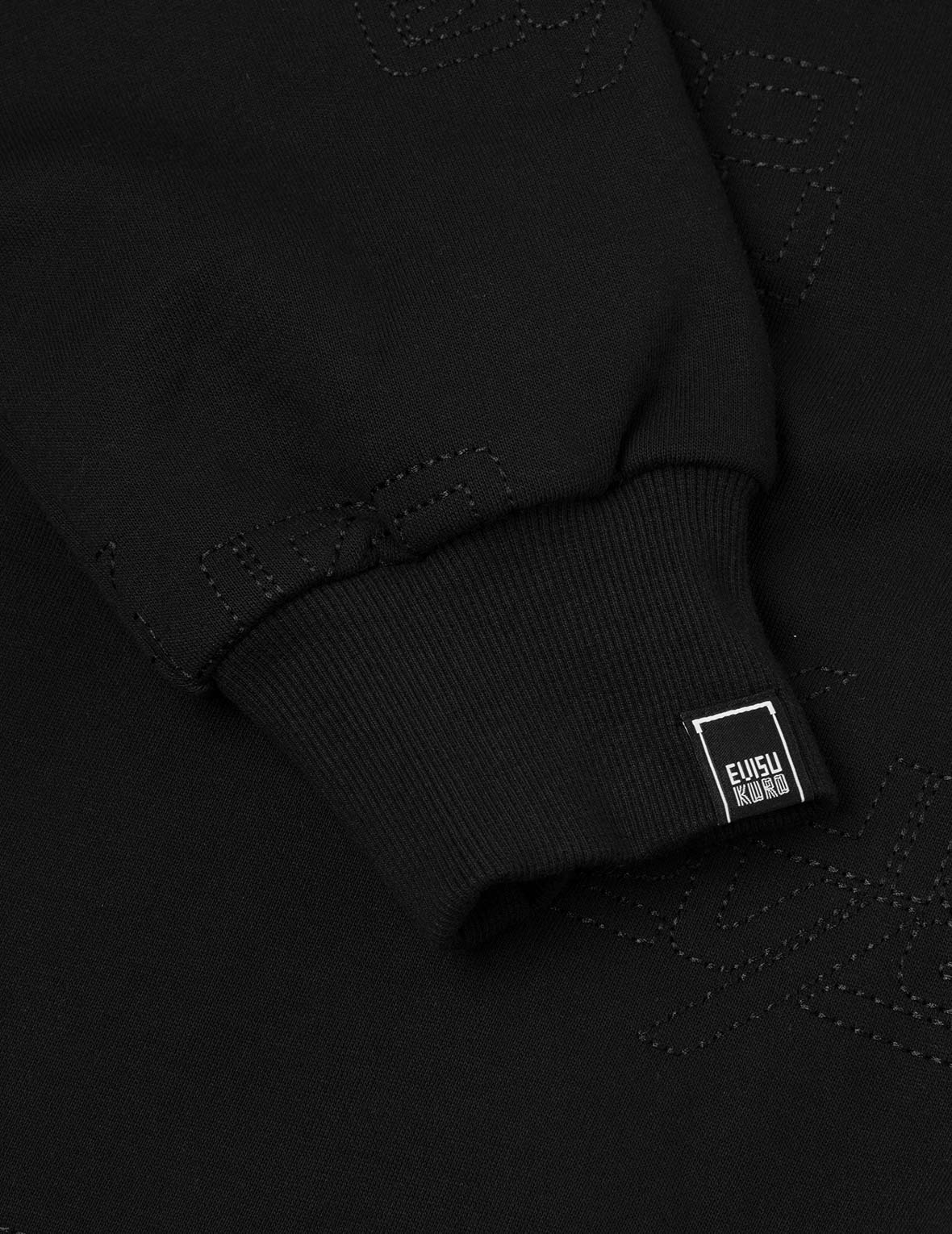 Allover Logo Regular Fit Quilting Hoodie - 8