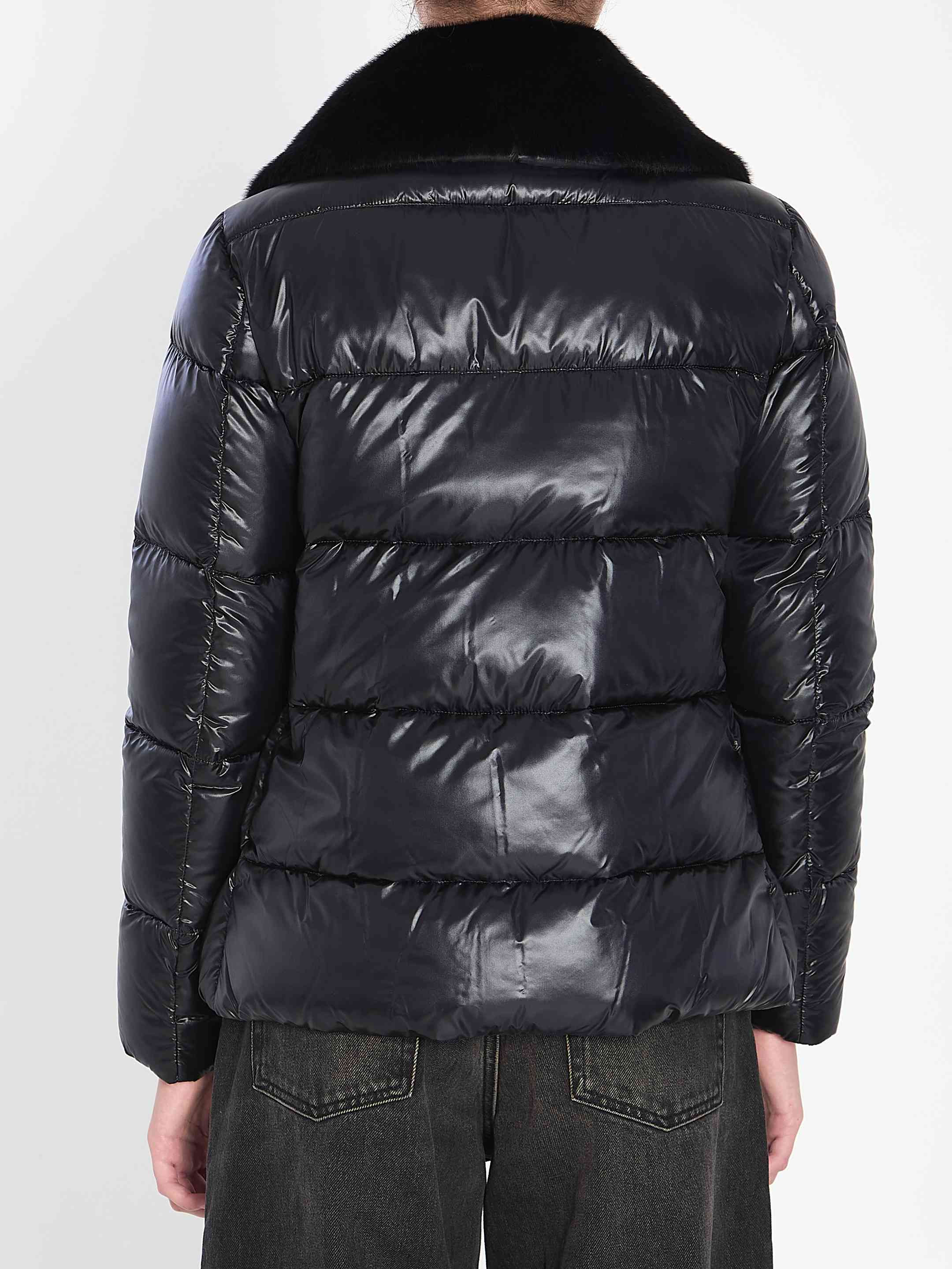 Herno Women Light Puffer With Collar Fur - 4
