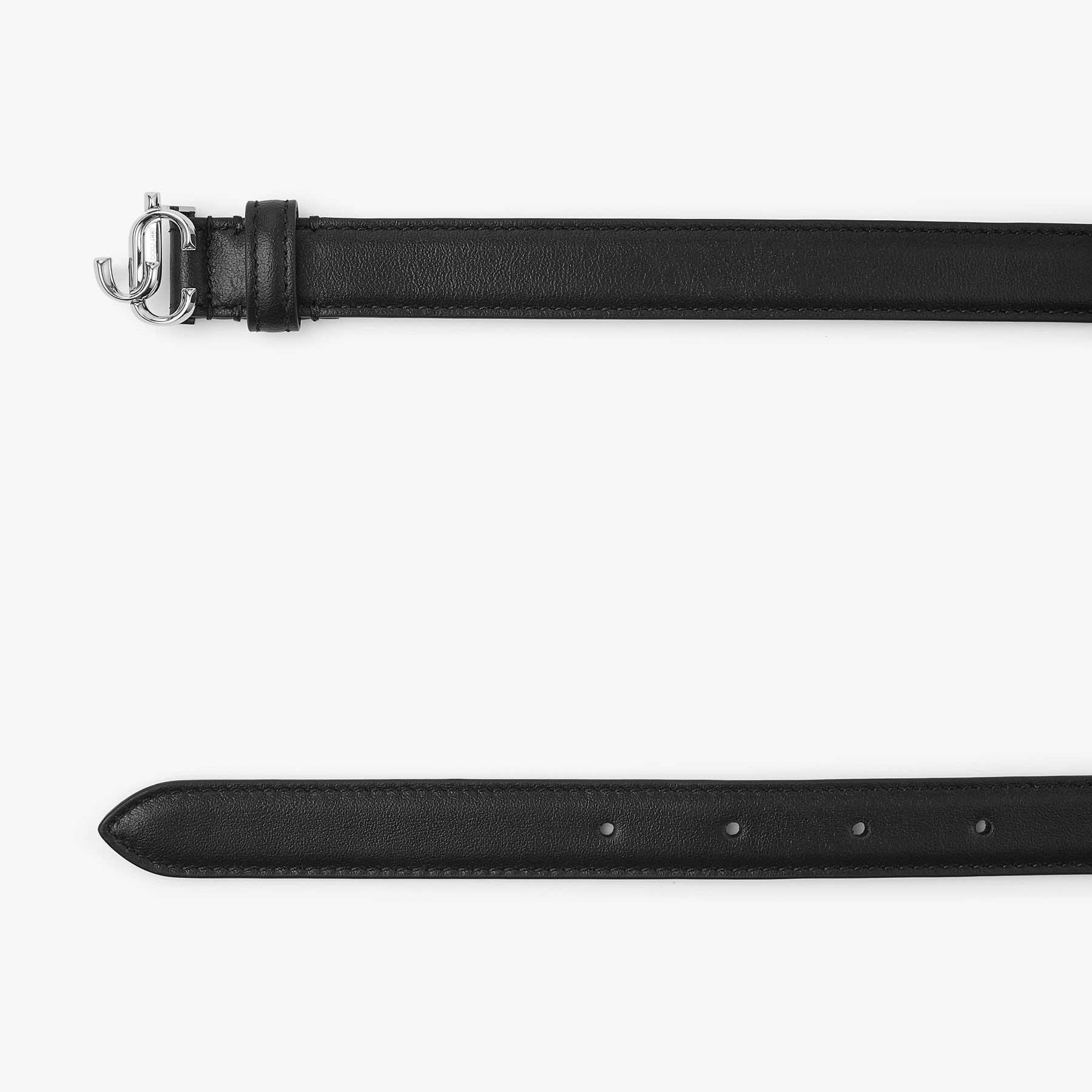 Mini Helina
Black Smooth Leather Mini Belt - 3