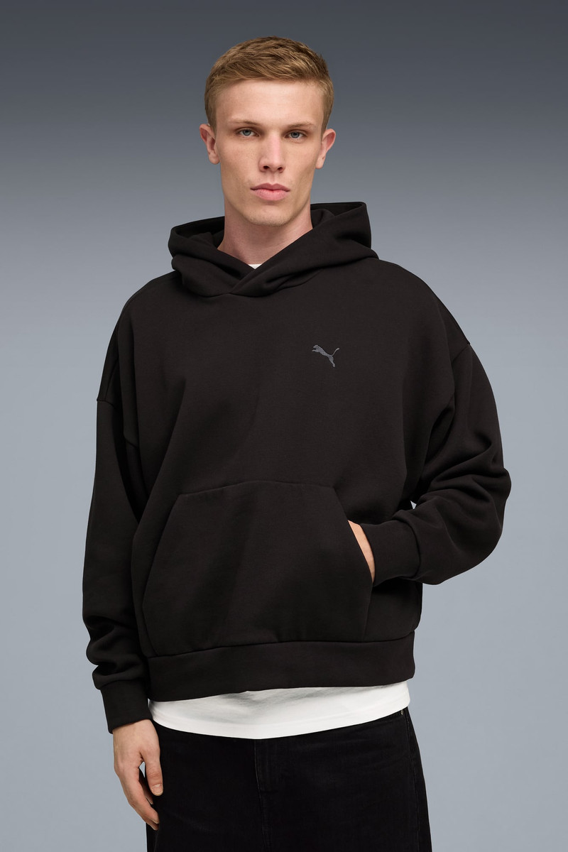 PUMA PUMA Wardrobe Essentials Men's Fleece Hoodie outlook