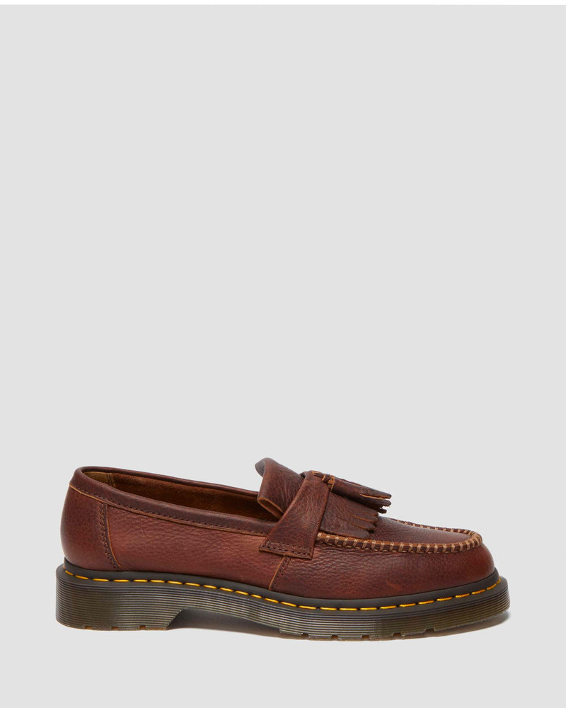 Adrian Yellow Stitch Ambassador Leather Loafers 1