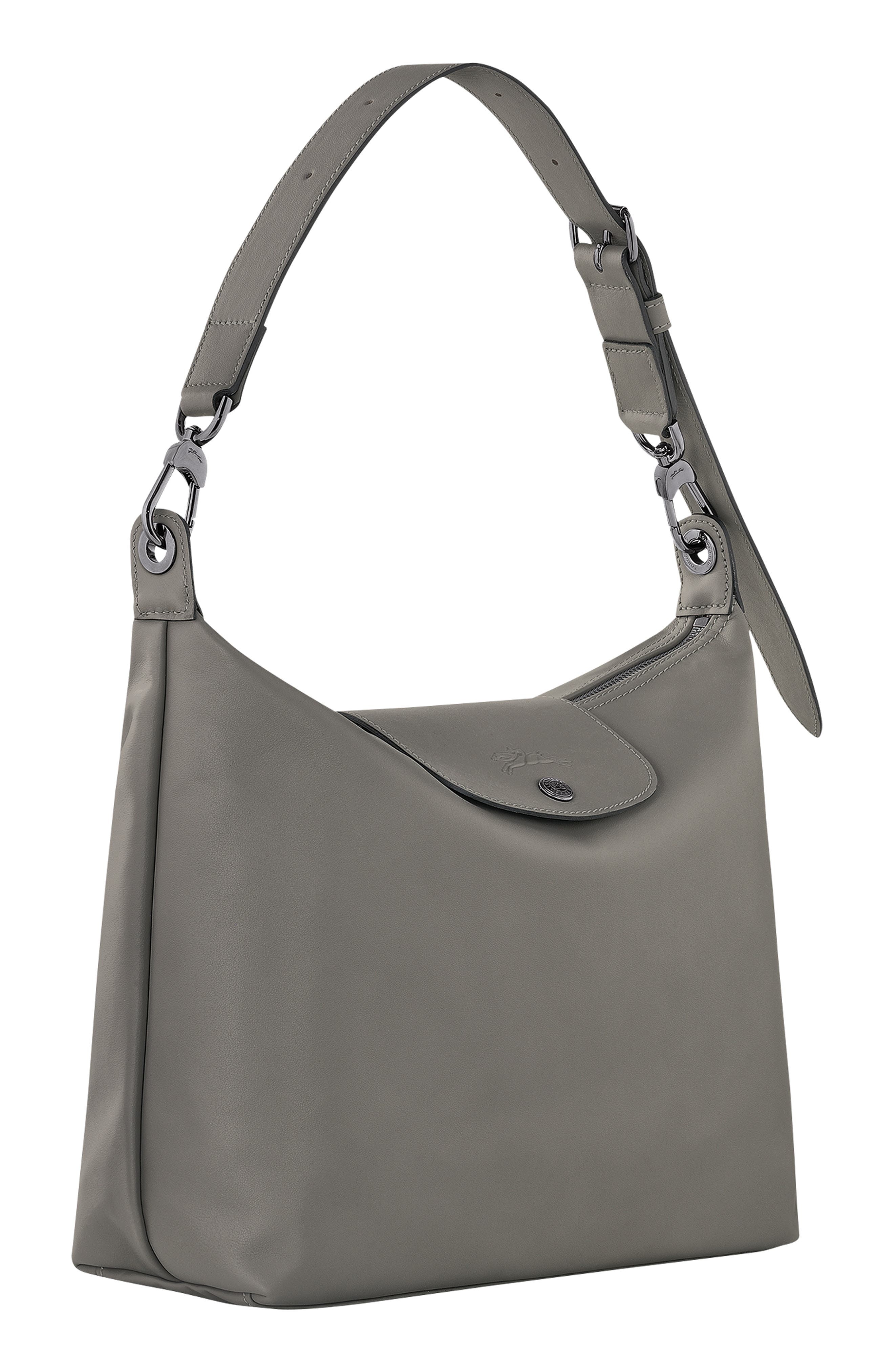Longchamp Medium Le Pliage Xtra Leather Hobo Bag in Turtledove at Nordstrom - 5