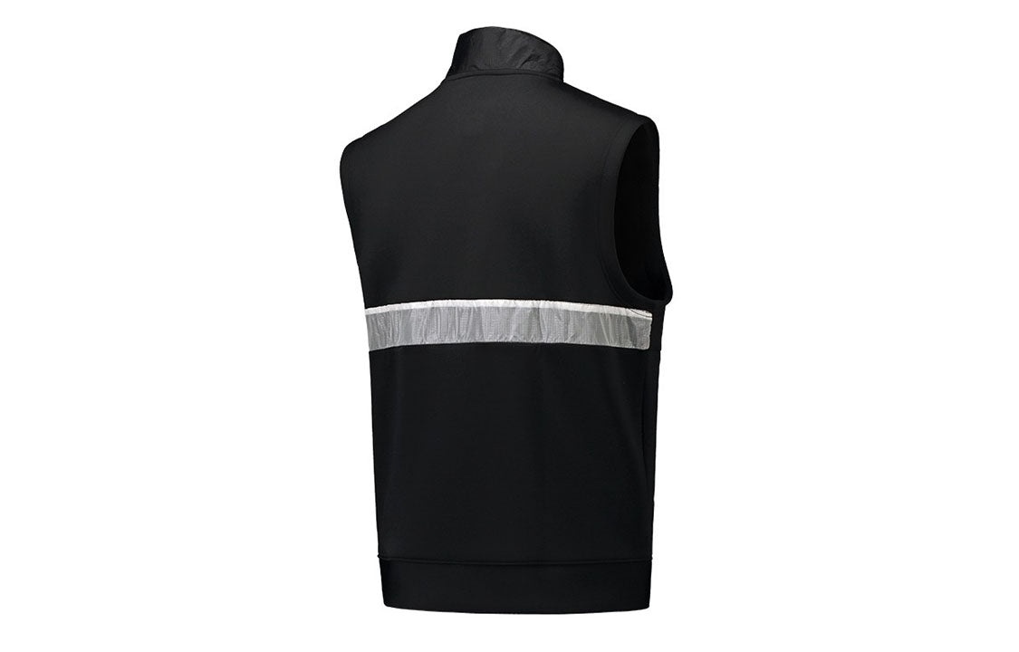 Air Jordan Colorblock Half Zipper Basketball Sports Vest Black CU1346-010 - 2