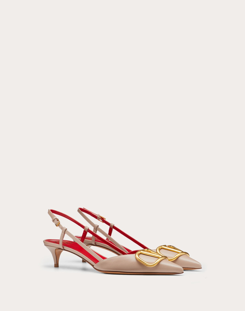 Valentino VLOGO SIGNATURE CALFSKIN SLINGBACK PUMP 40MM / 1.6 IN. outlook