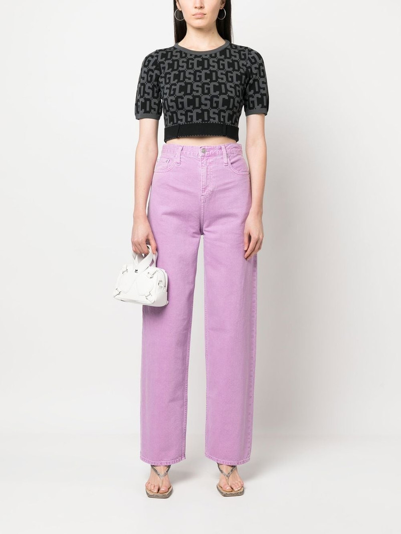 GCDS Matilda monogram cropped top outlook