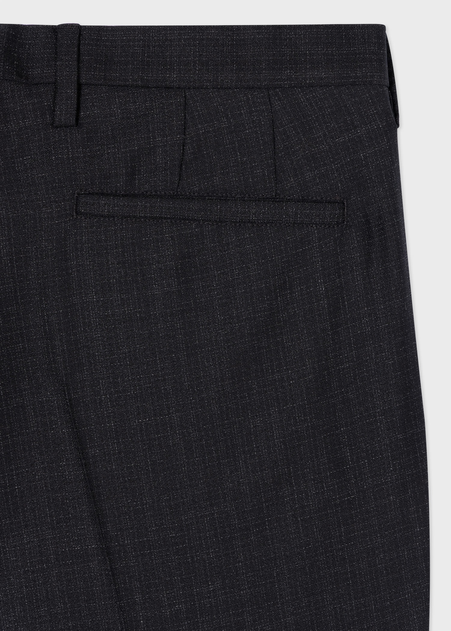 Wool Check Trousers - 2