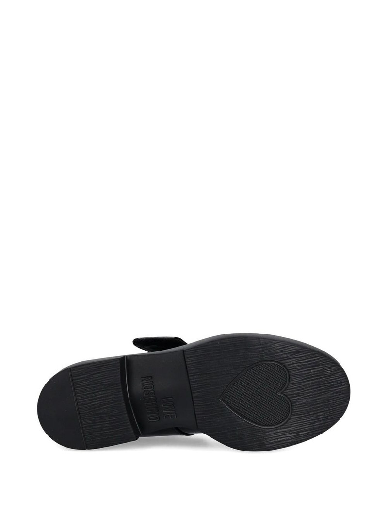 heart-buckle patent leather loafers 3
