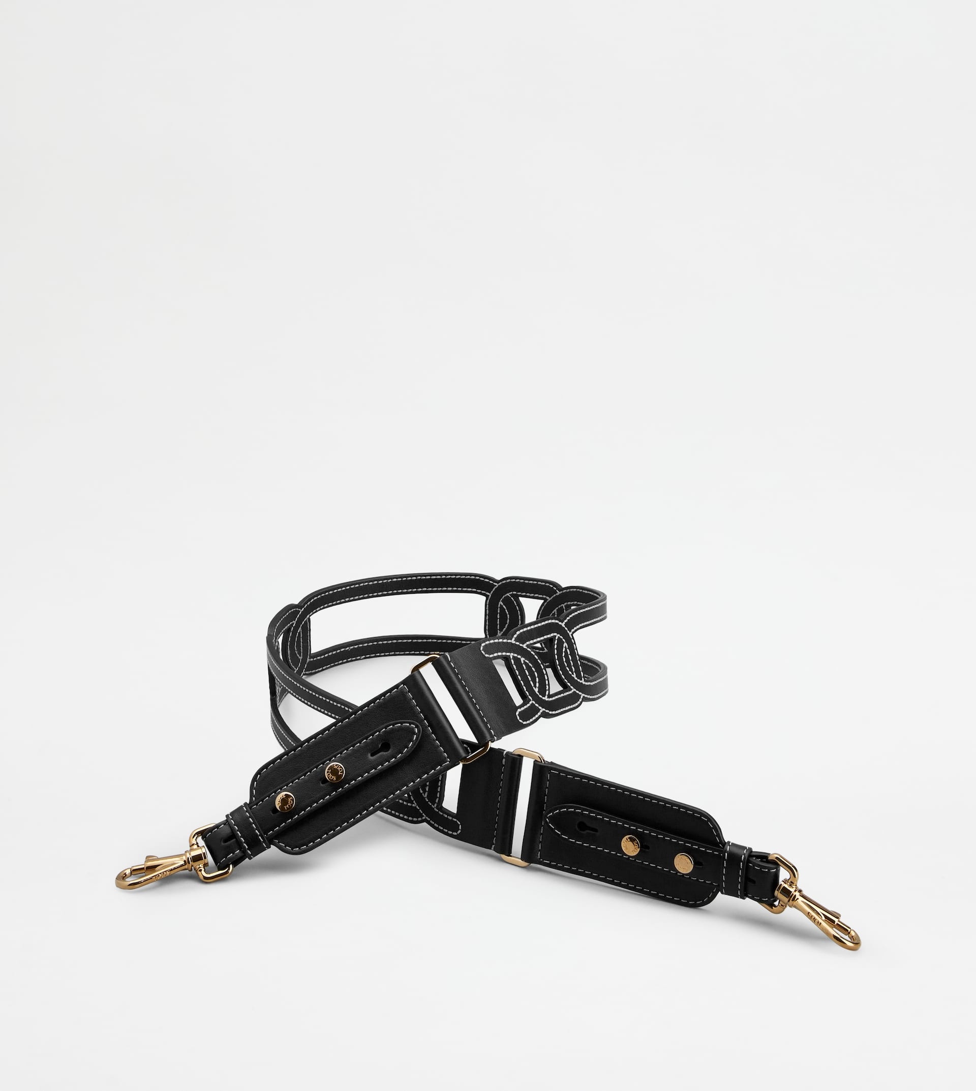 KATE SHOULDER STRAP IN LEATHER - BLACK - 2