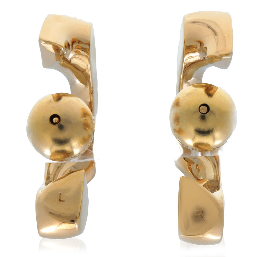 Burberry Gold-Plated Brass TB Earrings - 4