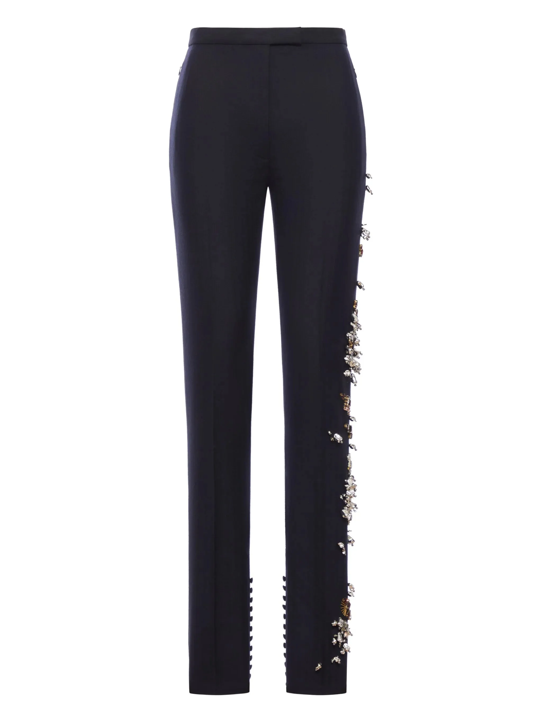 Dries Van Noten Embellished-button Trousers - 1