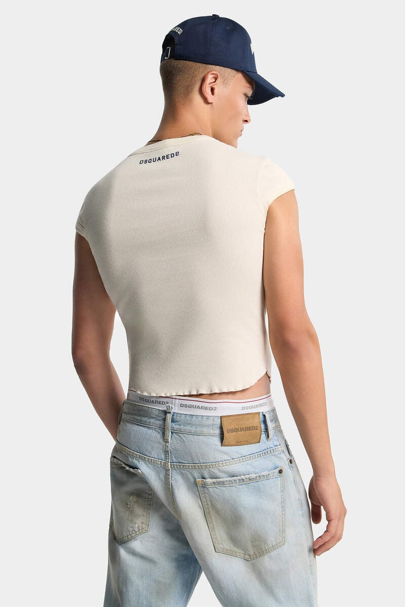 VINTAGE FADE CUPSLEEVE FIT T-SHIRT 4
