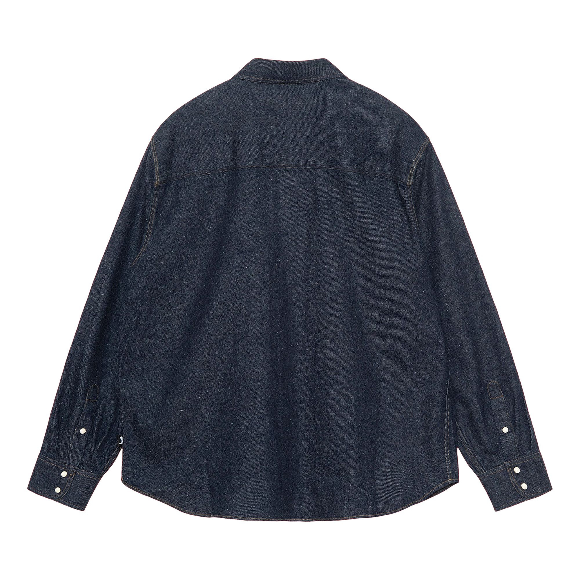 Stussy Boxy Western Denim Shirt 'Dark Denim' - 2