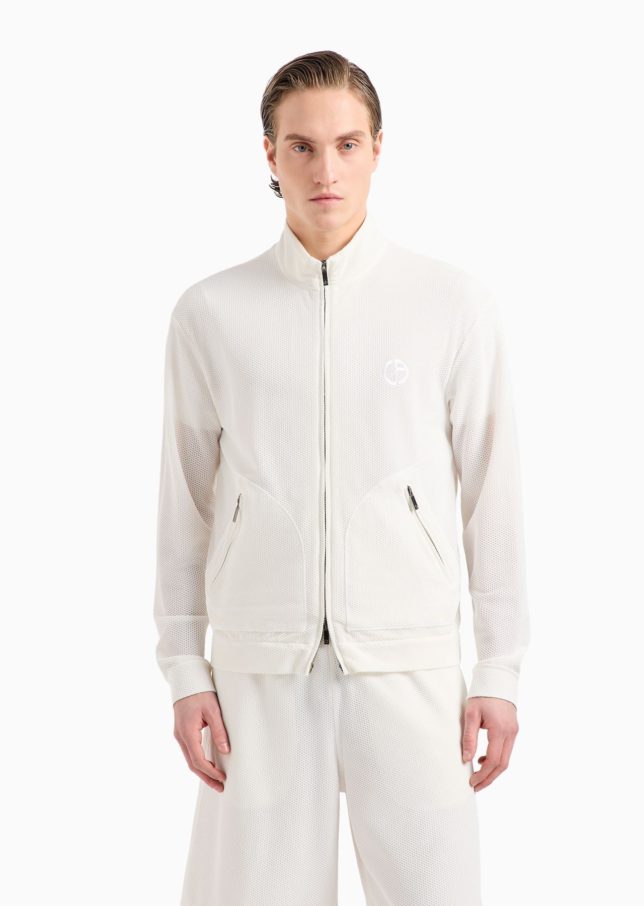 Stretch jersey blouson - 3