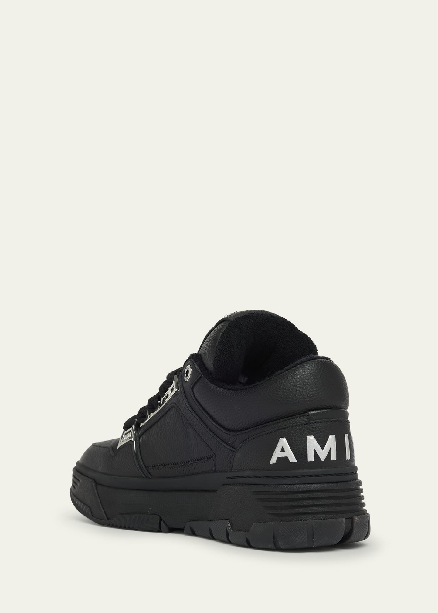 Men's MA-1 Leather High-Top Sneakers - 4