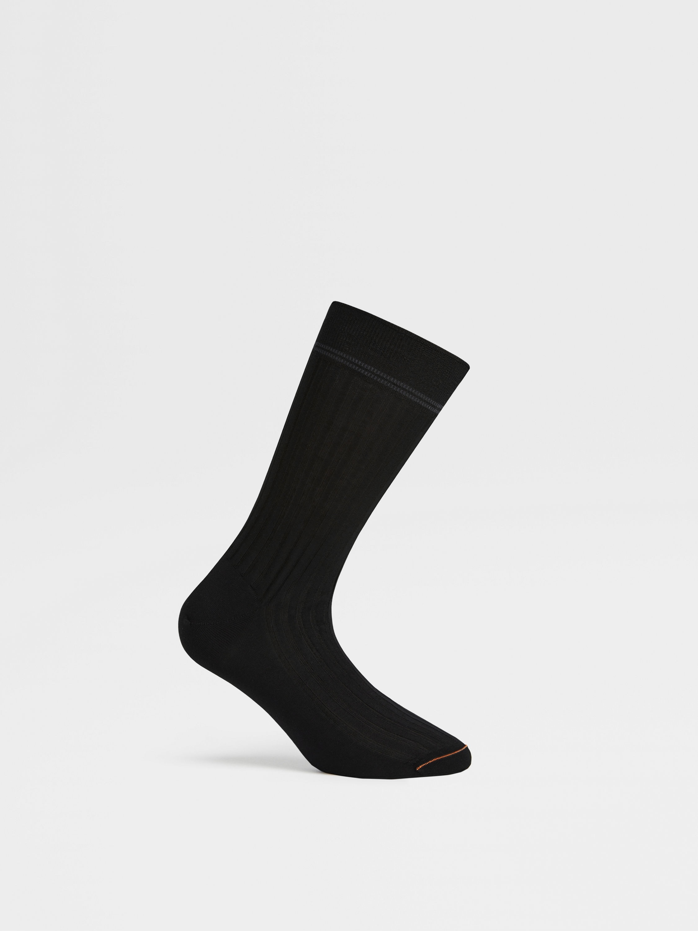 BLACK COTTON SOCKS - 3