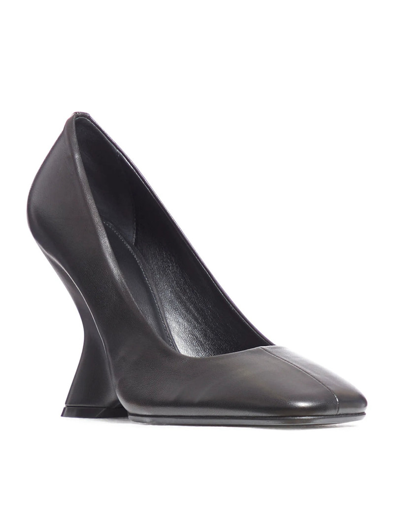 Dries Van Noten LEATHER WEDGE PUMPS (BLACK) outlook