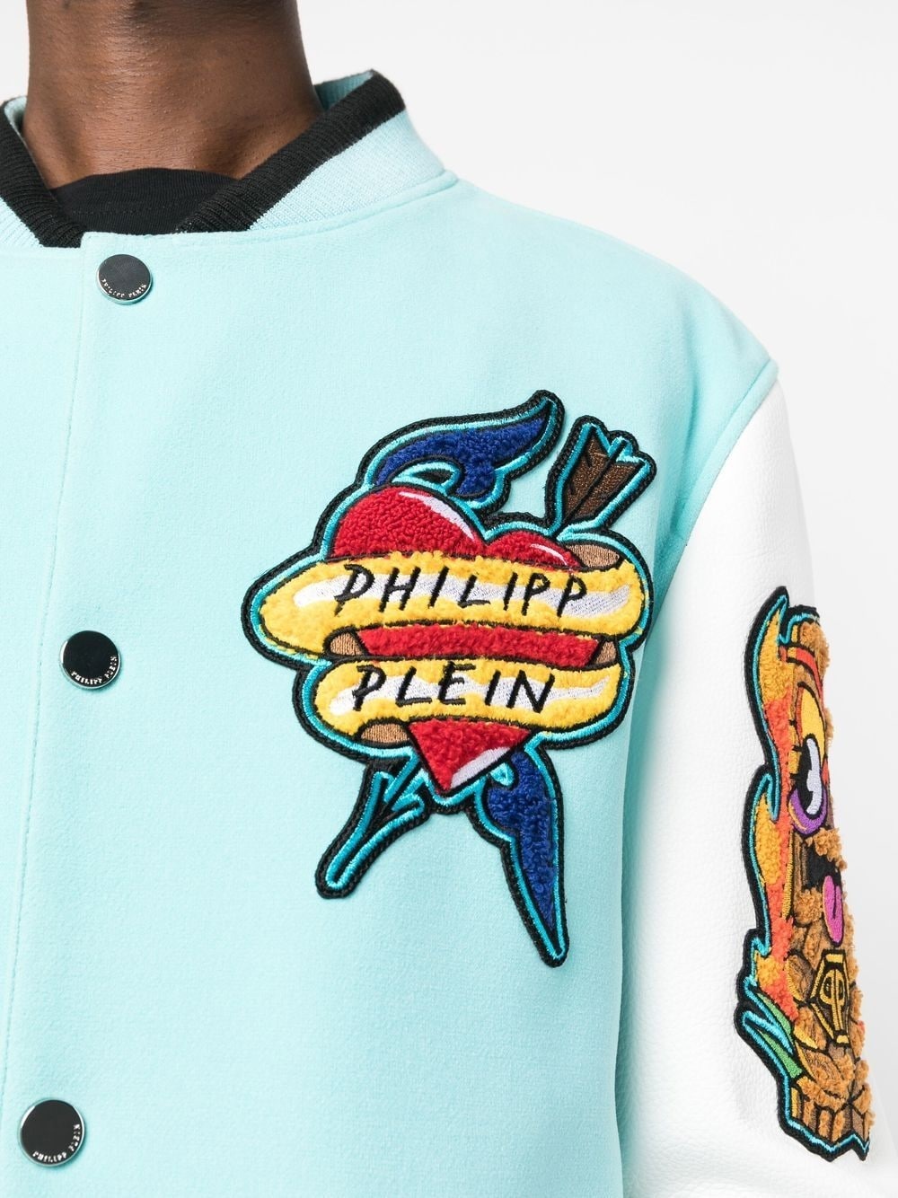 PHILIPP PLEIN Hawaii varsity bomber jacket | REVERSIBLE