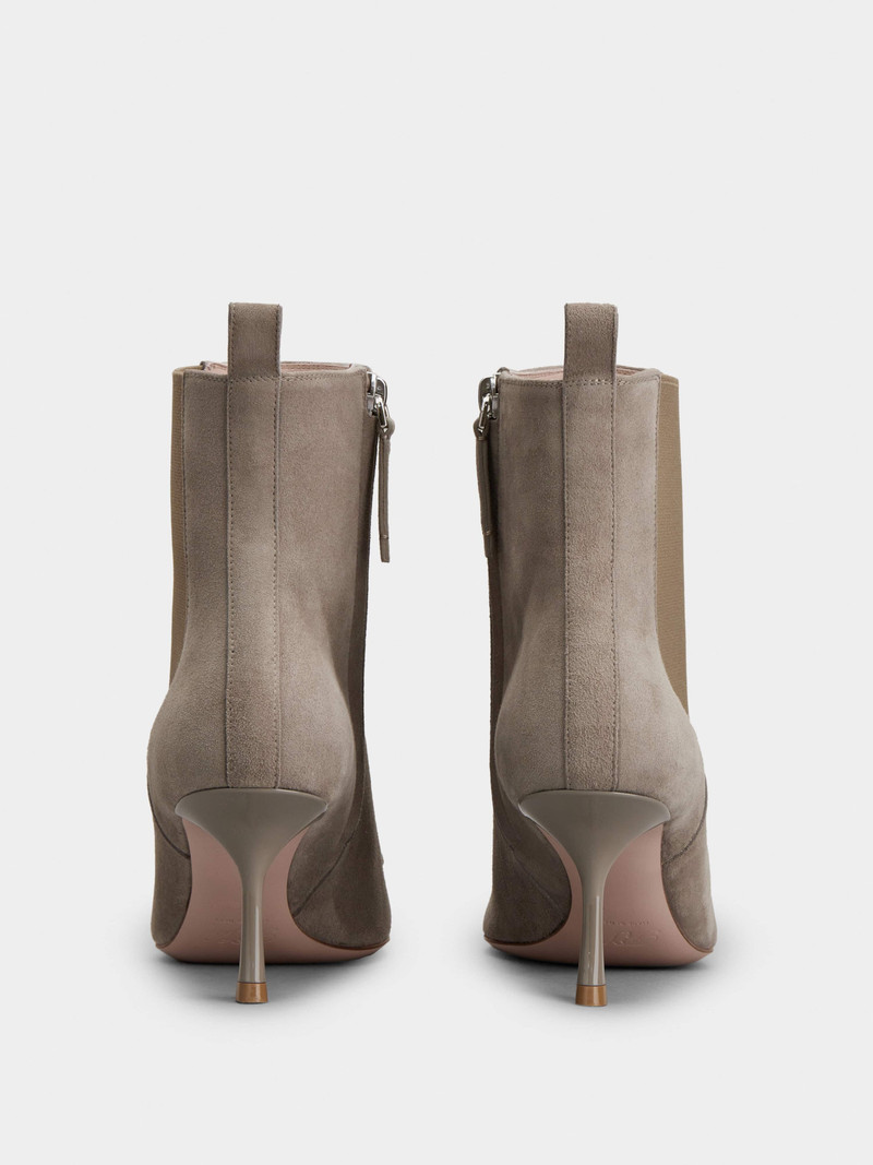 Roger Vivier Viv' in The City Booties in Suede outlook