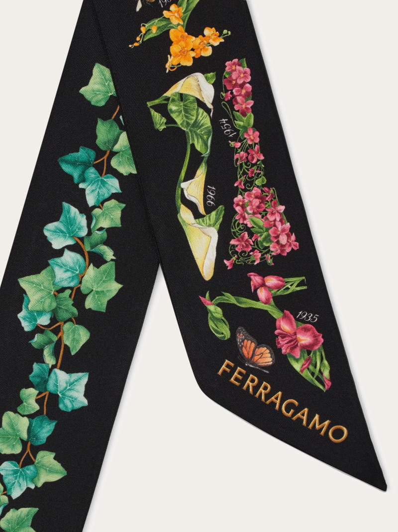 FERRAGAMO Eden Shoes silk print bandeau outlook