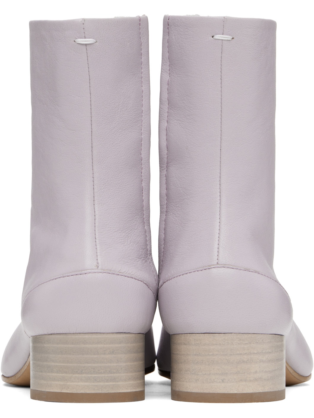 Purple Tabi Ankle Boots - 2