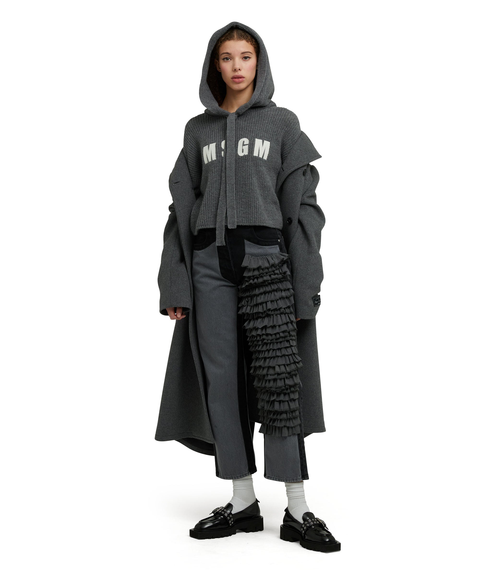 "Soft Ribbed Cashmere blend" sweatshirt - 5