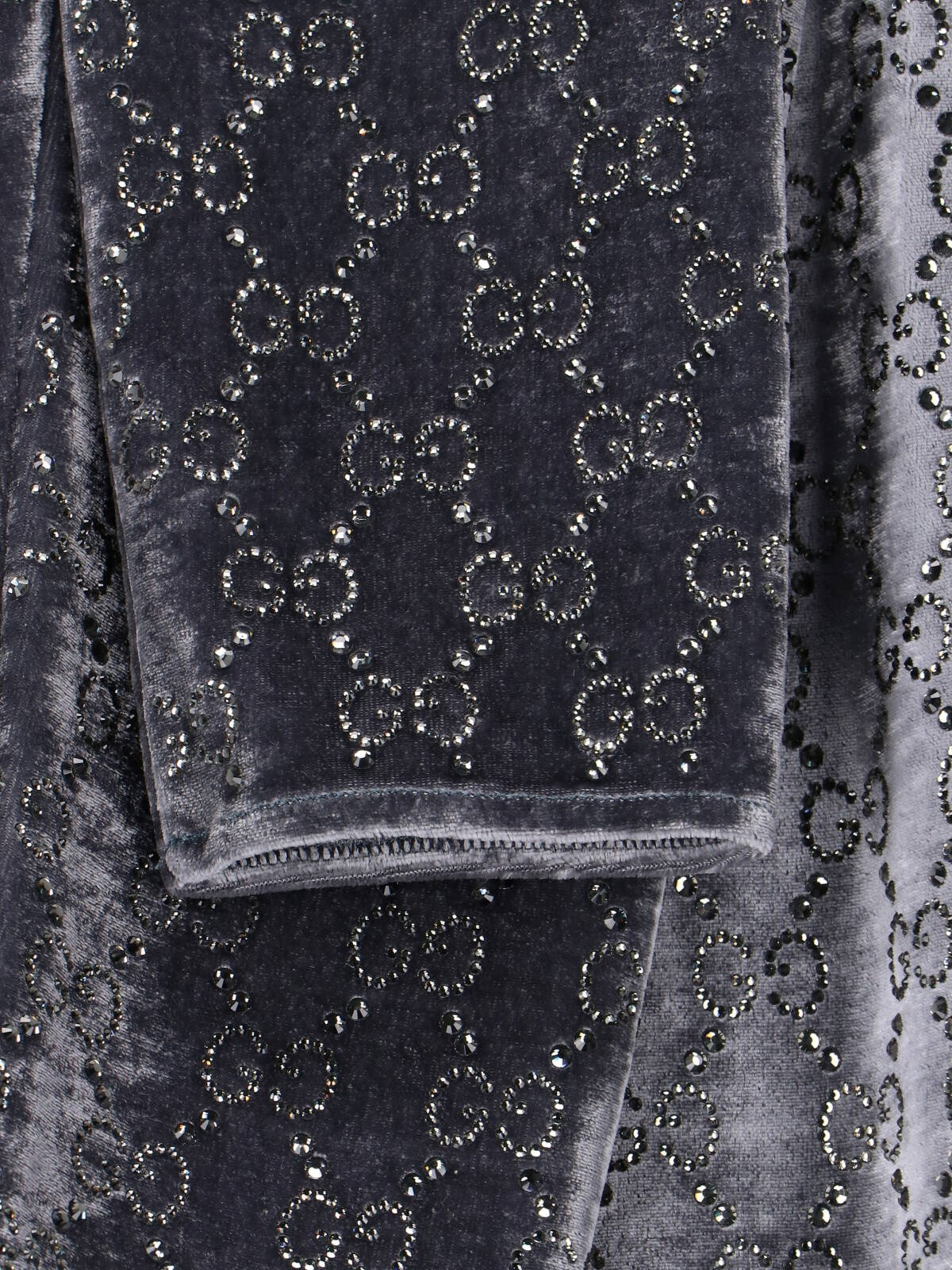 JUMPSUIT WITH "GG" CRYSTALS - 5